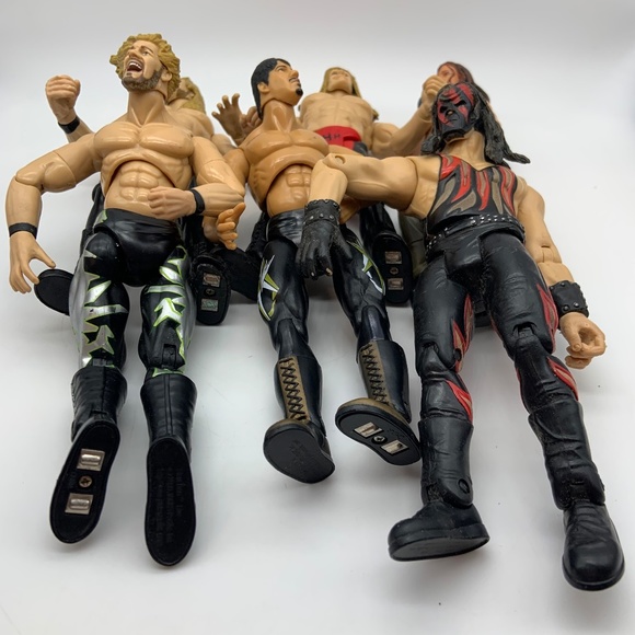 Vintage 90s Jakks Pacific WWE Wrestling Figurines - Lot of Six! - Picture 4 of 14